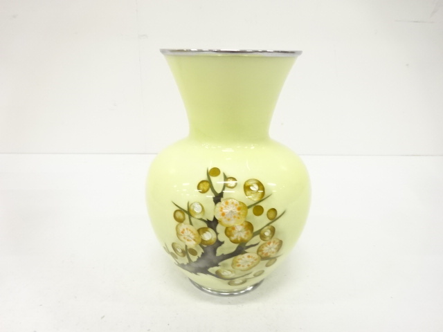  七宝　梅　花瓶